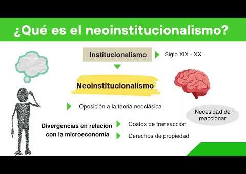 El enfoque neoinstitucionalista en la teoría económica moderna