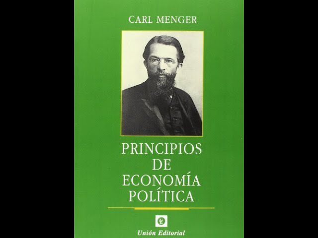 El pensamiento de Carl Menger y la teoría de los precios