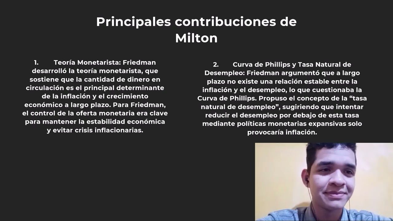 Milton Friedman: Libertad económica y la teoría monetaria