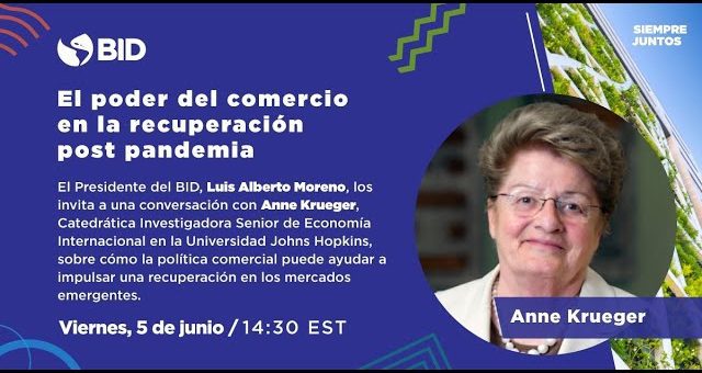 Anne Krueger y la política comercial y la economía internacional