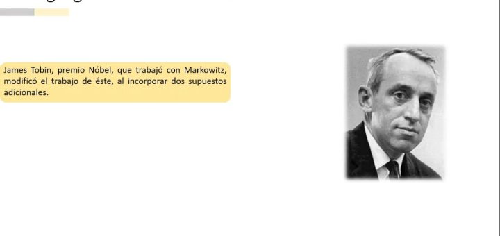 James Tobin y la teoría de la optimización de carteras en las finanzas