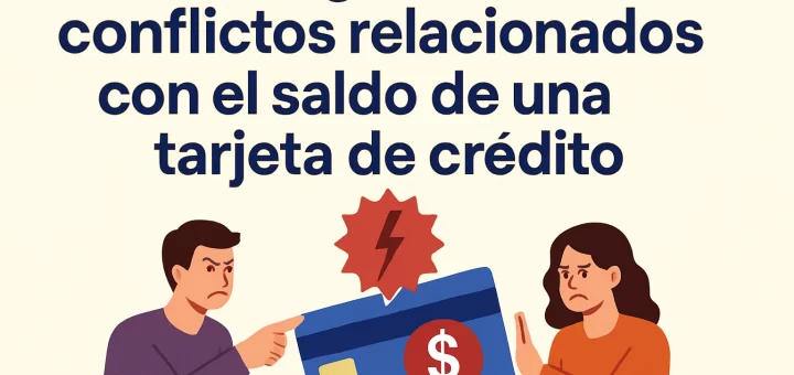 Cómo gestionar conflictos relacionados con el saldo de una tarjeta de crédito