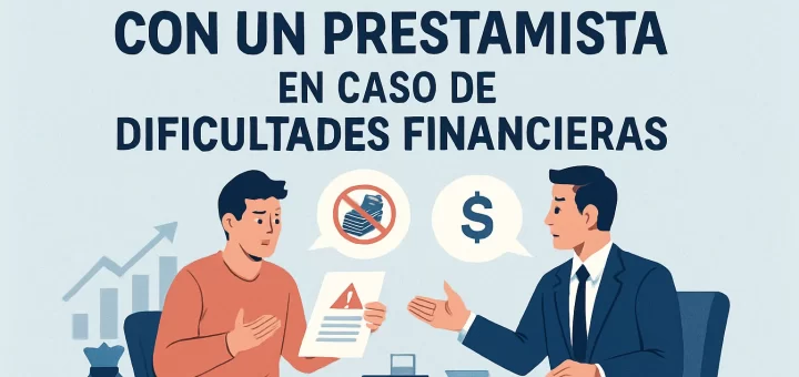 Cómo negociar con un prestamista en caso de dificultades financieras