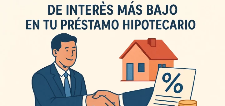 Cómo negociar un tipo de interés más bajo en tu préstamo hipotecario