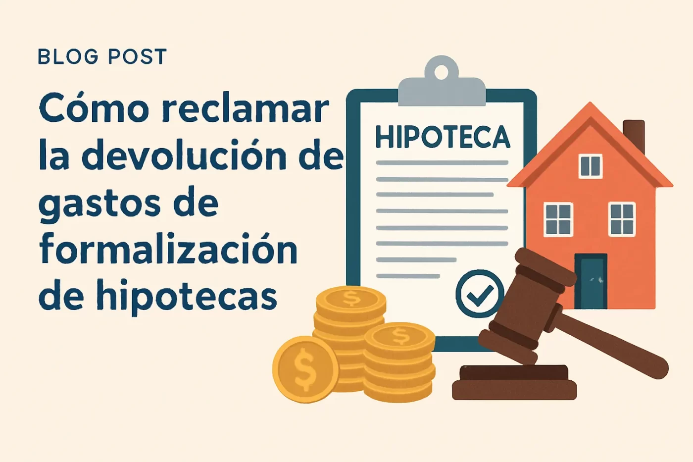 Cómo reclamar la devolución de gastos de formalización de hipotecas