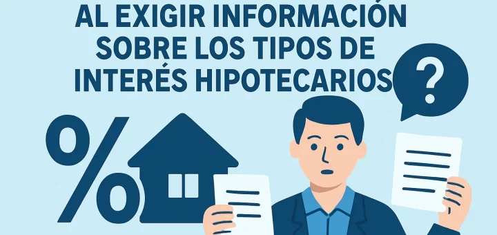 Derechos del consumidor al exigir información sobre los tipos de interés hipotecarios