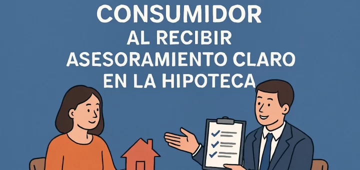 Derechos del consumidor al recibir asesoramiento claro en la hipoteca
