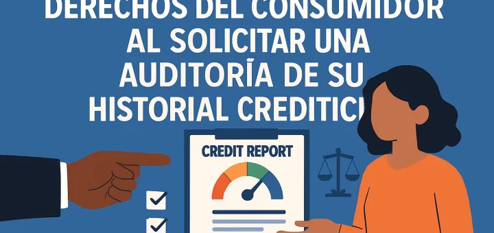 Derechos del consumidor al solicitar una auditoría de su historial crediticio