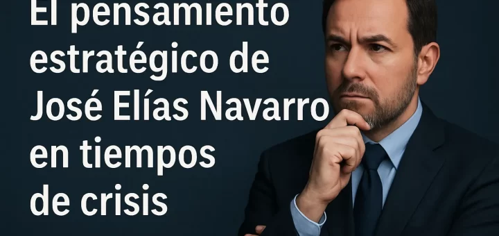 El pensamiento estratégico de José Elías Navarro en tiempos de crisis