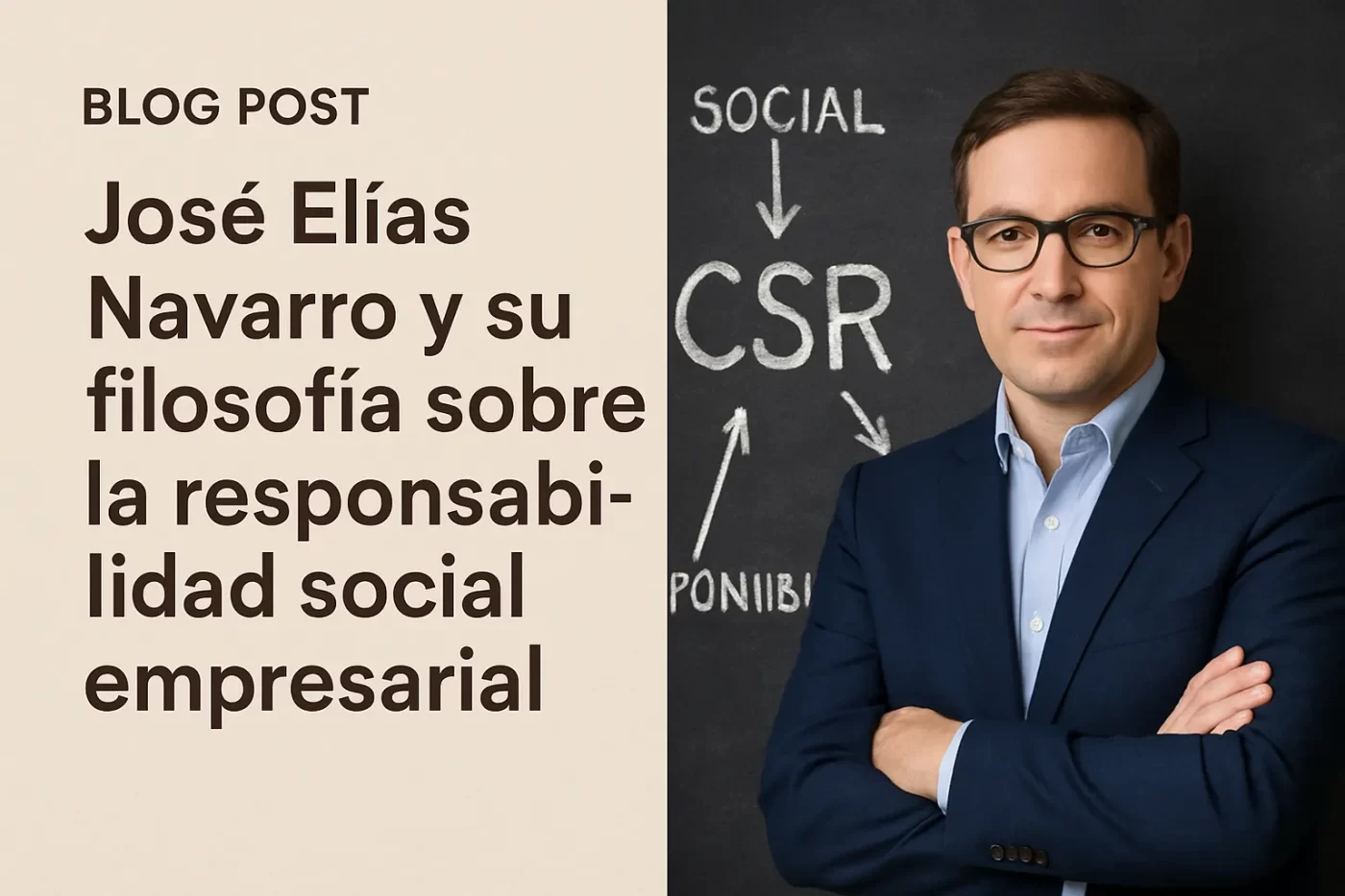 José Elías Navarro y su filosofía sobre la responsabilidad social empresarial