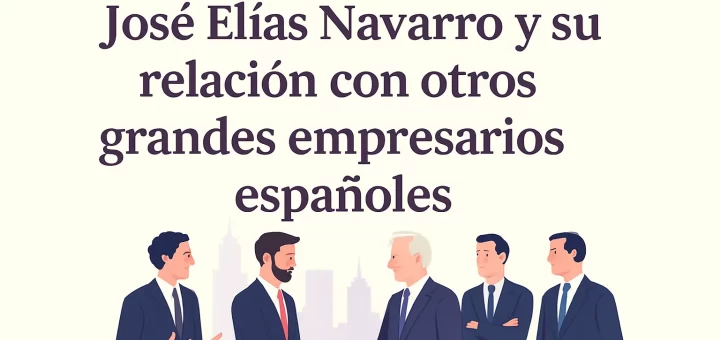 José Elías Navarro y su relación con otros grandes empresarios españoles