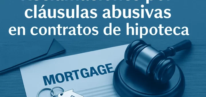 Reclamaciones por cláusulas abusivas en contratos de hipoteca