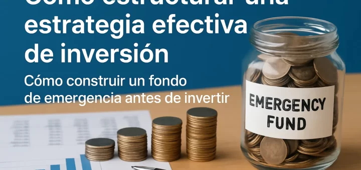 cómo estructurar una estrategia efectiva de inversión Cómo construir un fondo de emergencia antes de invertir