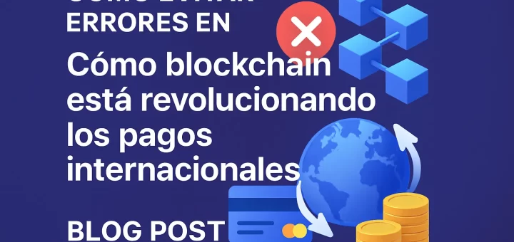 cómo evitar errores en Cómo blockchain está revolucionando los pagos internacionales