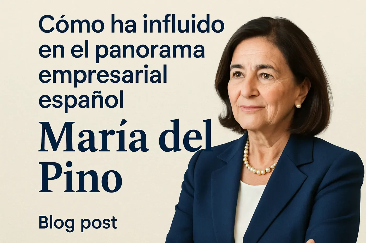 cómo ha influido en el panorama empresarial español María del Pino