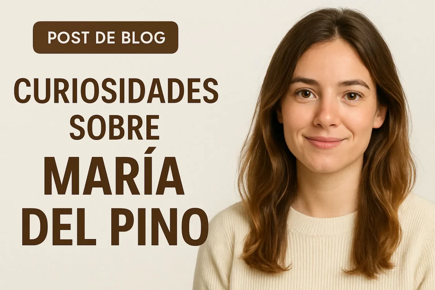 curiosidades sobre María del Pino