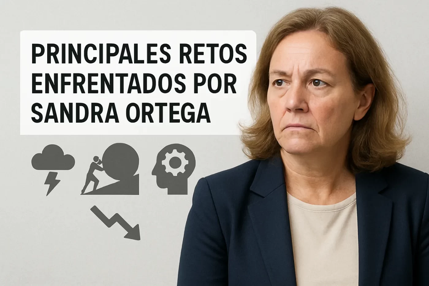 principales retos enfrentados por Sandra Ortega