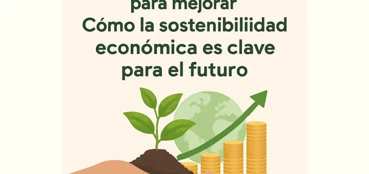 qué opciones existen para mejorar Cómo la sostenibilidad económica es clave para el futuro