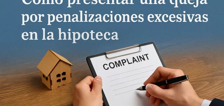 Cómo presentar una queja por penalizaciones excesivas en la hipoteca