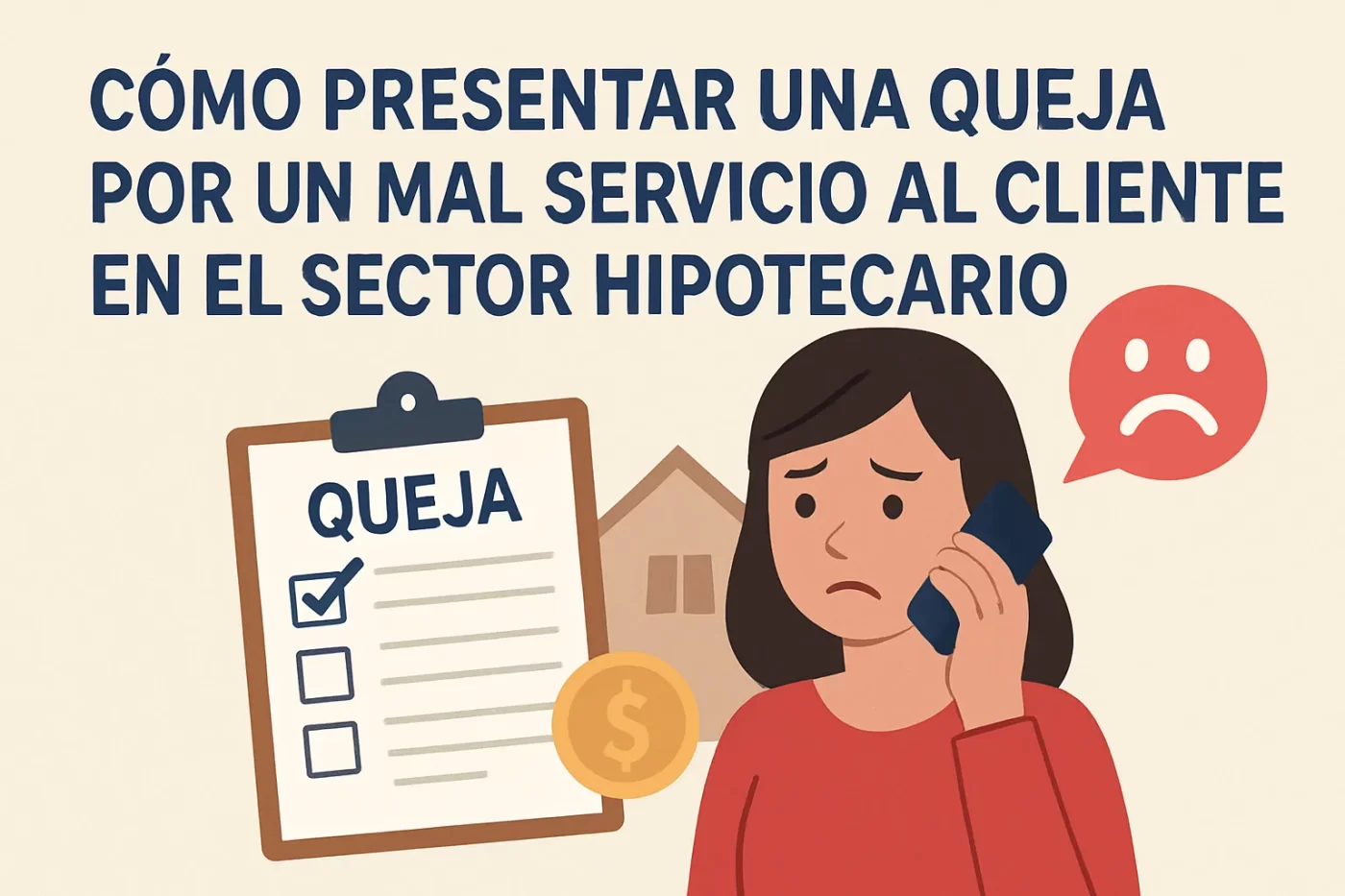 Cómo presentar una queja por un mal servicio al cliente en el sector hipotecario