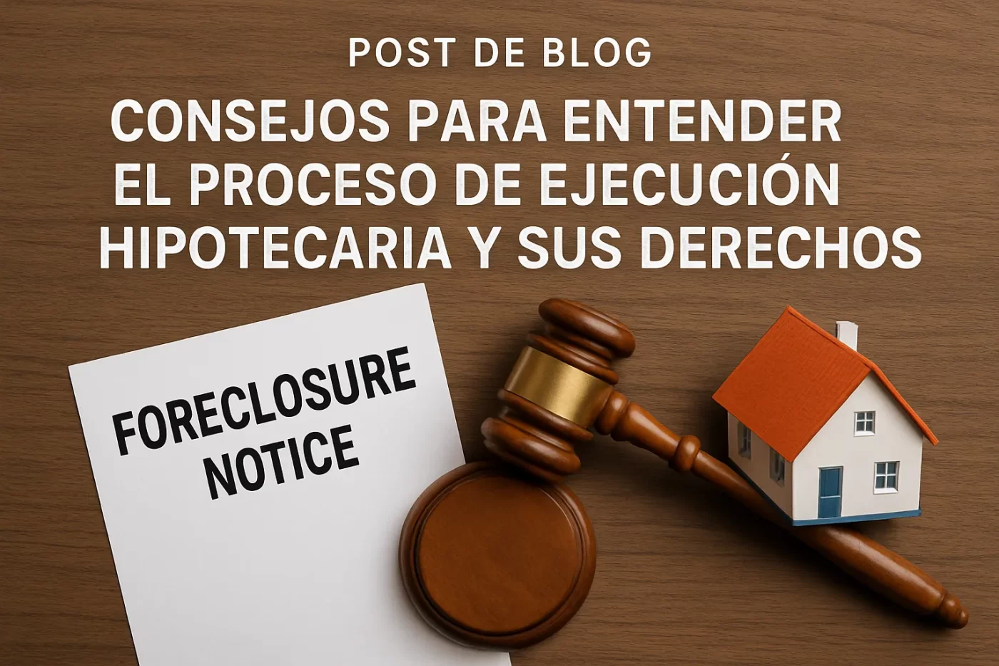 Consejos para entender el proceso de ejecución hipotecaria y sus derechos