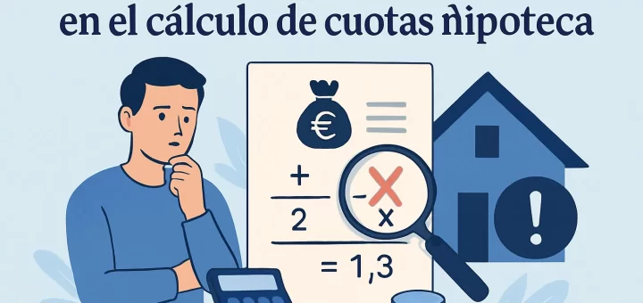 Reclamaciones sobre errores en el cálculo de cuotas de hipoteca