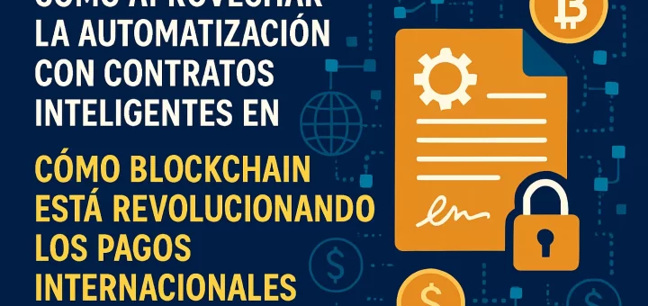 cómo aprovechar la automatización con contratos inteligentes en Cómo blockchain está revolucionando los pagos internacionales