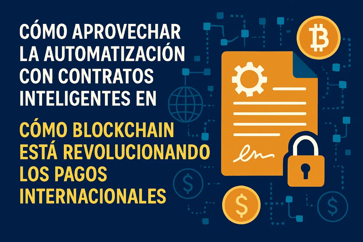 cómo aprovechar la automatización con contratos inteligentes en Cómo blockchain está revolucionando los pagos internacionales