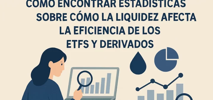 cómo encontrar estadísticas sobre Cómo la liquidez afecta la eficiencia de los ETFs y derivados