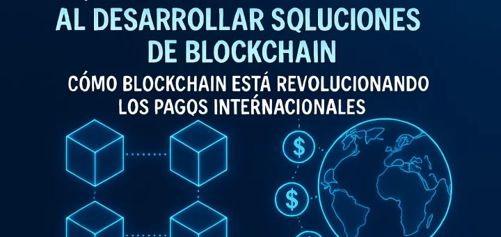 qué aspectos considerar al desarrollar soluciones de blockchain en Cómo blockchain está revolucionando los pagos internacionales