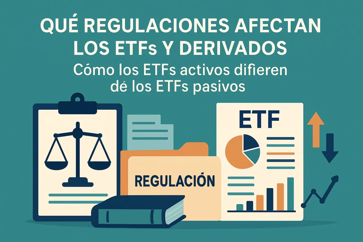 qué regulaciones afectan los ETFs y derivados Cómo los ETFs activos difieren de los ETFs pasivos