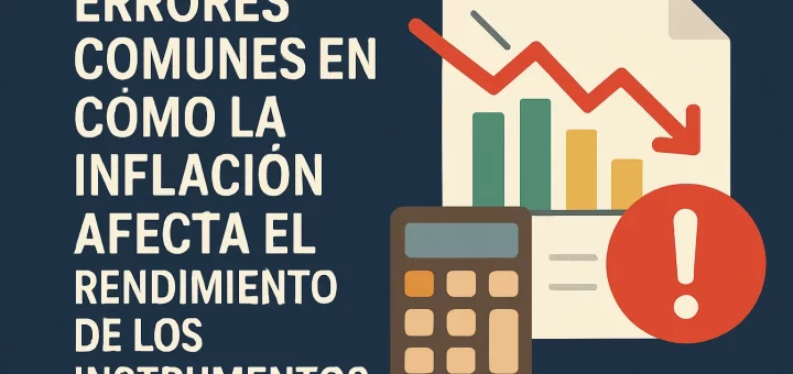 errores comunes en Cómo la inflación afecta el rendimiento de los instrumentos financieros