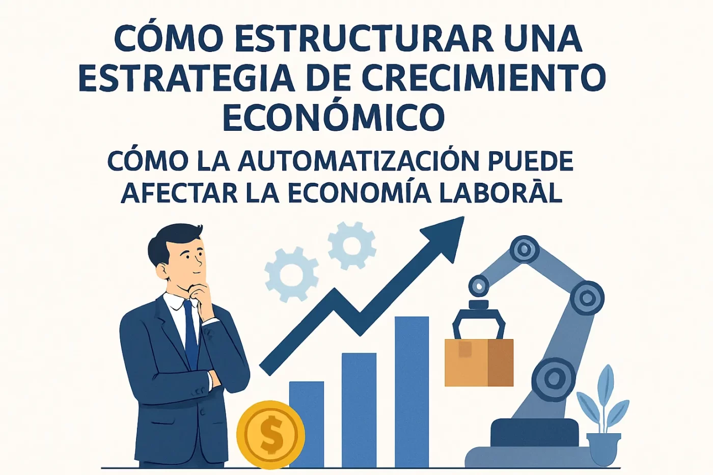 cómo estructurar una estrategia de crecimiento económico Cómo la automatización puede afectar la economía laboral