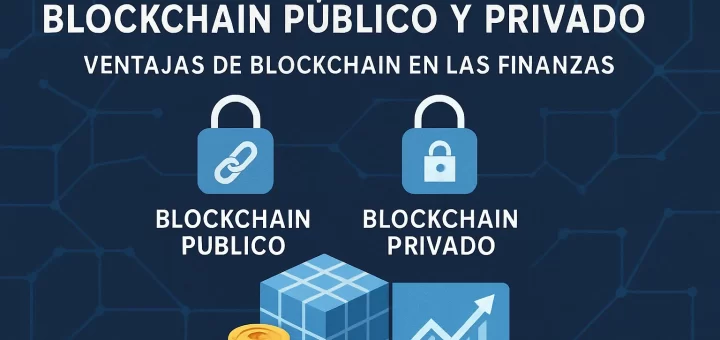 diferencias entre blockchain público y privado Ventajas de blockchain en las finanzas
