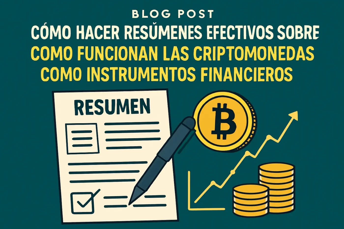 cómo hacer resúmenes efectivos sobre Cómo funcionan las criptomonedas como instrumentos financieros