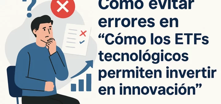 cómo evitar errores en Cómo los ETFs tecnológicos permiten invertir en innovación