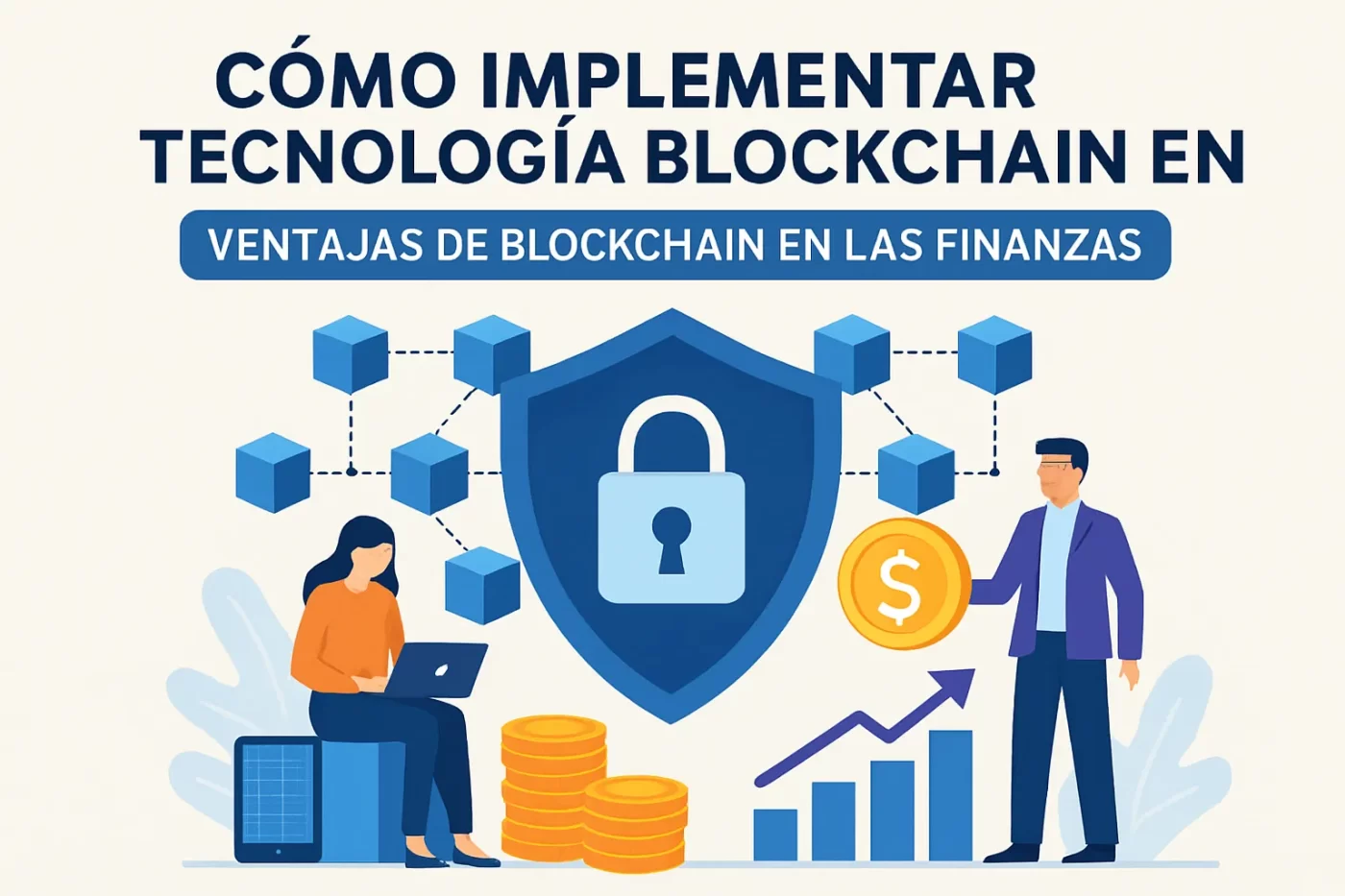 cómo implementar tecnología blockchain en Ventajas de blockchain en las finanzas