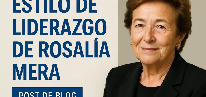 estilo de liderazgo de Rosalía Mera