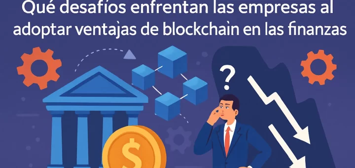 qué desafíos enfrentan las empresas al adoptar Ventajas de blockchain en las finanzas