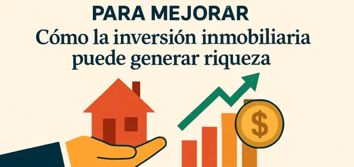 qué opciones existen para mejorar Cómo la inversión inmobiliaria puede generar riqueza