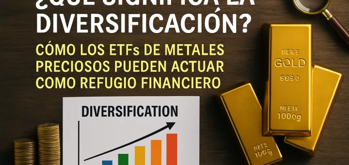 qué significa la diversificación en Cómo los ETFs de metales preciosos pueden actuar como refugio financiero