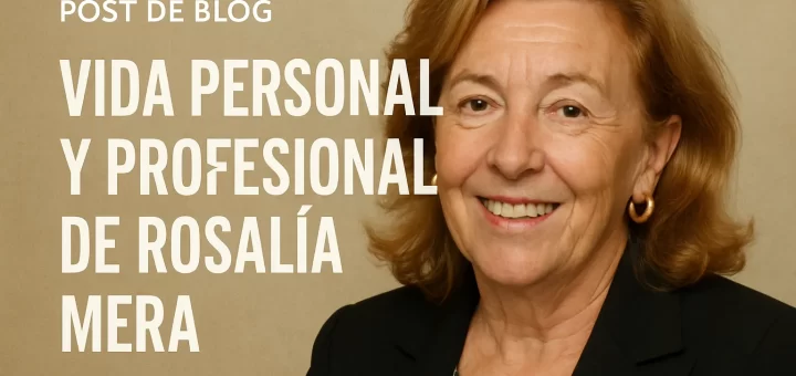 vida personal y profesional de Rosalía Mera