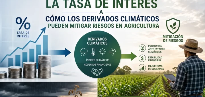 cómo afecta la tasa de interés a Cómo los derivados climáticos pueden mitigar riesgos en agricultura