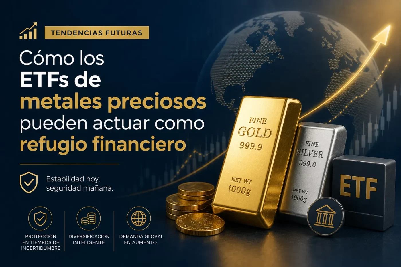 tendencias futuras en Cómo los ETFs de metales preciosos pueden actuar como refugio financiero