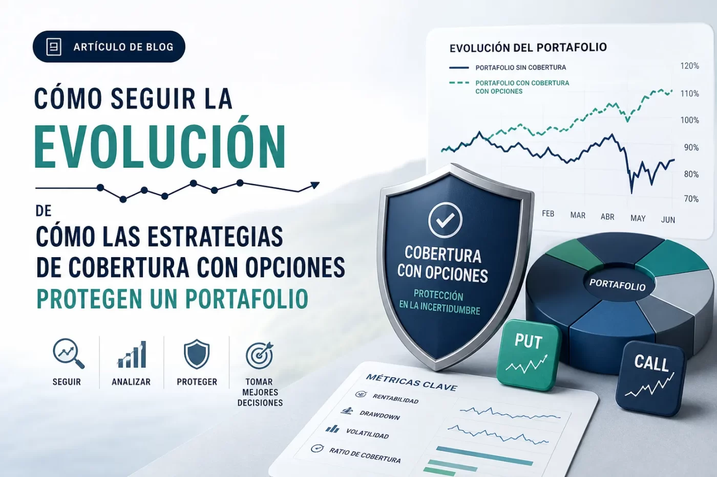 cómo seguir la evolución de Cómo las estrategias de cobertura con opciones protegen un portafolio