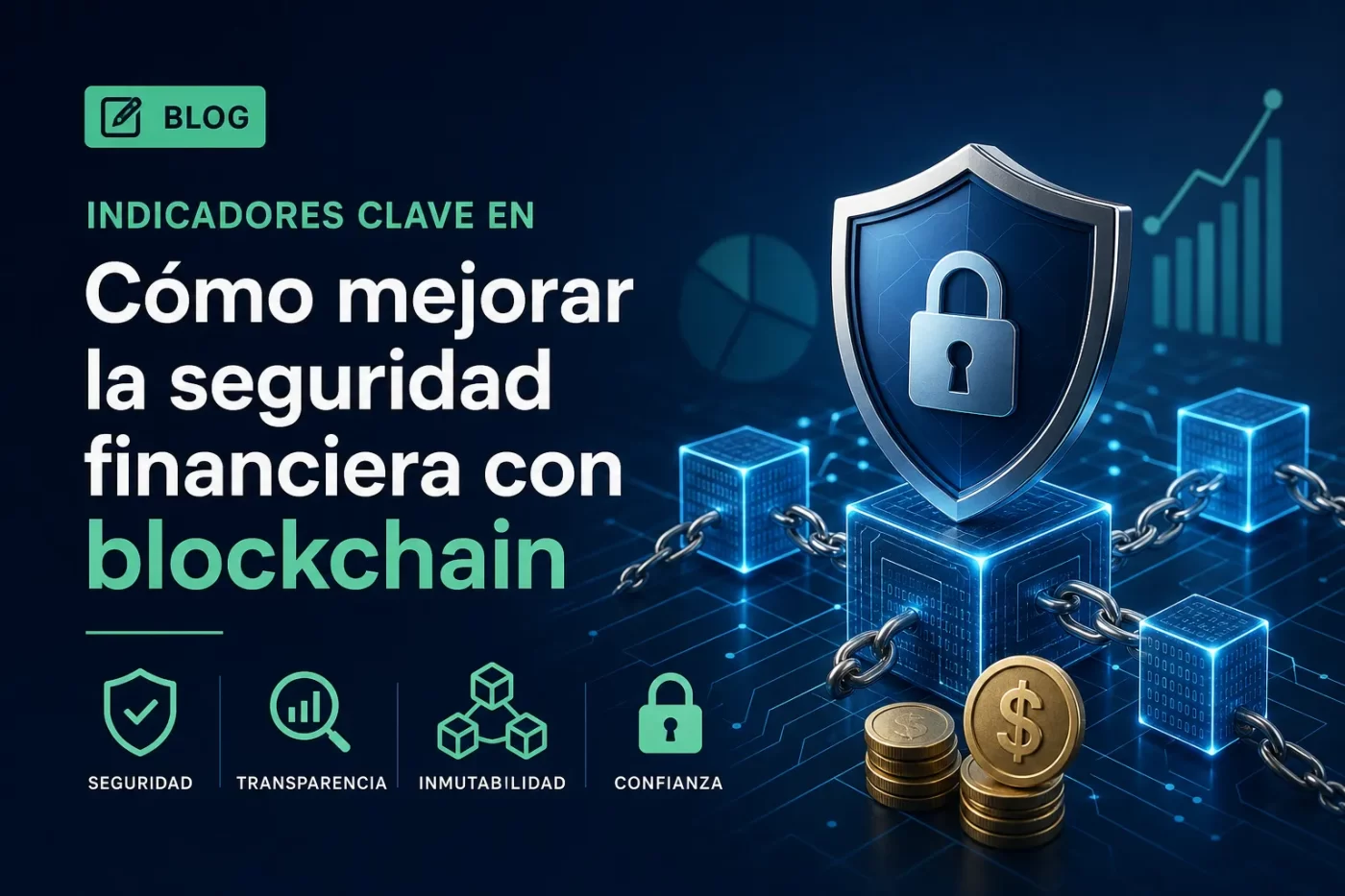 indicadores clave en Cómo mejorar la seguridad financiera con blockchain