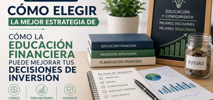 cómo elegir la mejor estrategia de Cómo la educación financiera puede mejorar tus decisiones de inversión